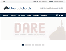 Tablet Screenshot of blueroofchurch.com